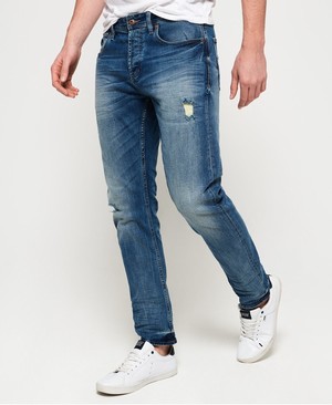 Superdry Loose Jean Férfi Farmer Kék | DFQZB5942